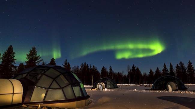 مجموعه Aurora Bubbles در هتل های Nellim Wilderness Hotels در فنلاند