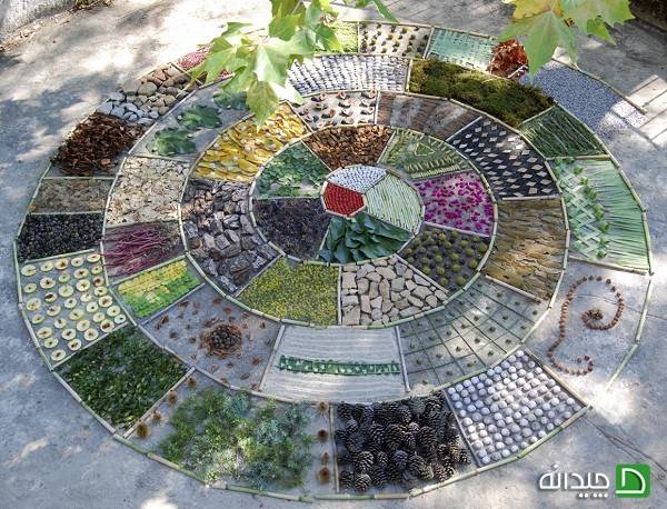لندآرت برای منظر زمستانی حیاط لندآرت برای منظر زمستانی حیاط