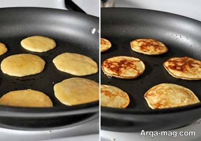 سرخ کردن مایه پنکیک
