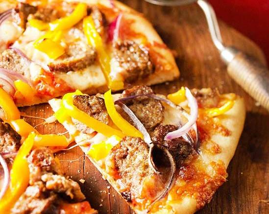 پیتزا گوشت قلقلی شام خوشمزه محبوب اعضای خانواده