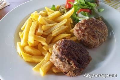 طرز تهیه کتلت آلمانی