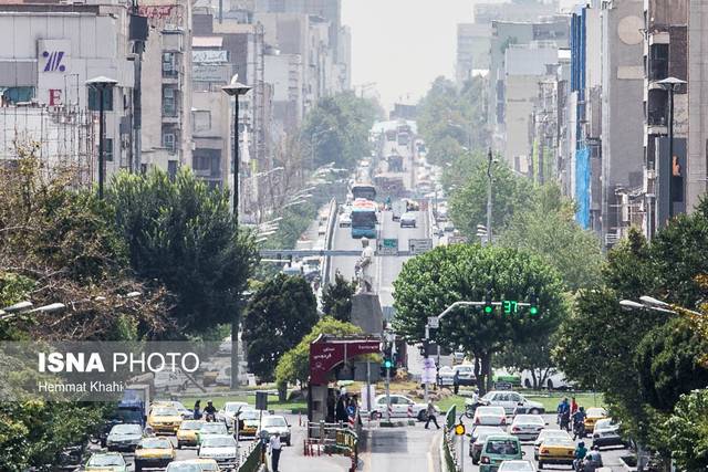 وزش باد نسبتا شدید در تهران