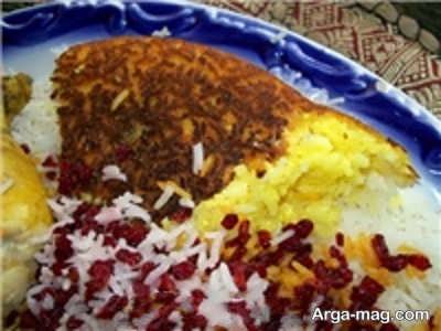 طرز تهیه ته دیگ زعفرانی