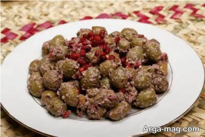 طرز تهیه زیتون پرورده