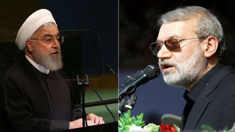 سیگنال اشتباه به ترامپ در سخنان روحانی و لاریجانی