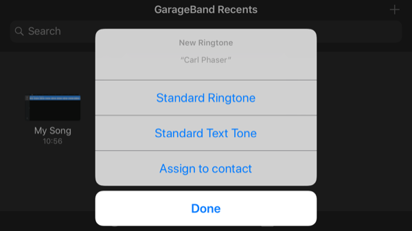 ساخت رینگتون با GarageBand 