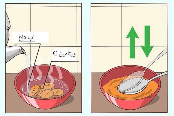 پاک کردن رنگ مو در خانه