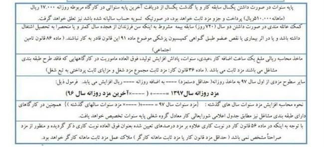 کارگران امسال چقدر عیدی می‌گیرند؟