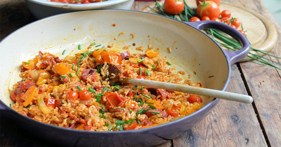 طرز تهیه پلو اسپانیایی