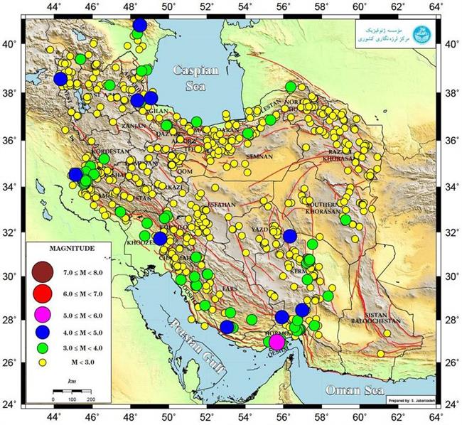 ایران بهمن ماه چند بار لرزید! +عکس