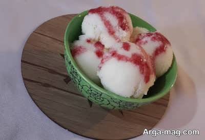 بستنی وانیلی