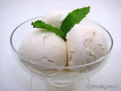 دستور تهیه بستنی وانیلی
