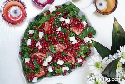 طرز تهیه سالاد اسفناج 