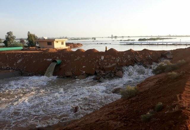احداث سیل‌بند "چمران" پس از چهار روز تلاش شبانه‌روزی