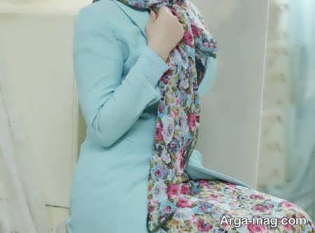 مدل کت و دامن حریر گلدار و شیک