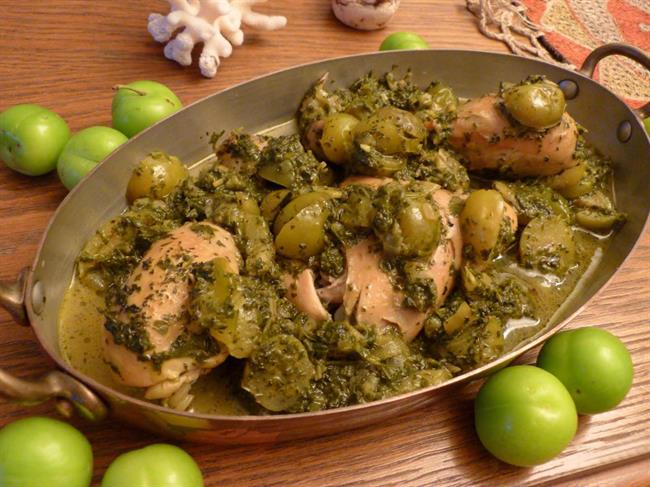 طرز تهیه خورش گوجه سبز