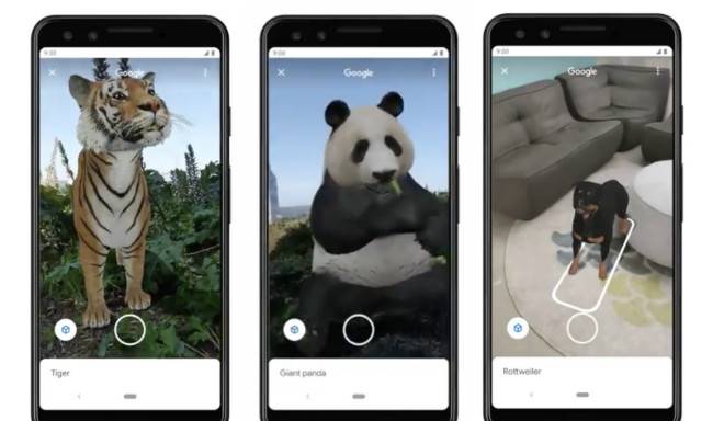 گوگل نسخه واقعیت افزوده حیوانات را در برنامه جستجویش قرار داد