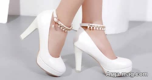 کفش سفید برای عروس 