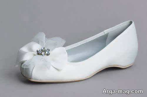 کفش سفید و شیک عروس 