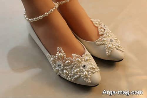 کفش کار شده برای عروس 