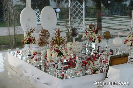 تزیینات گل سفره عقد