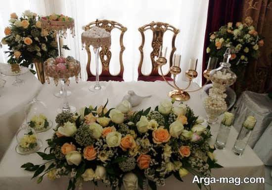گل آرایی سفره عقد