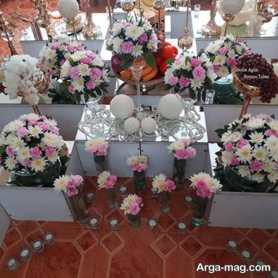 گل آرایی خاص سفره عقد