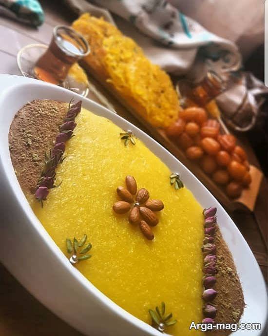 طرز تهیه و زیبایی شله زرد