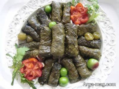 مواد اولیه جهت تهیه دلمه برگ لبنانی