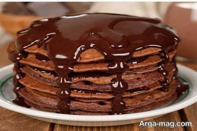 طرز تهیه پنکیک شکلاتی 
