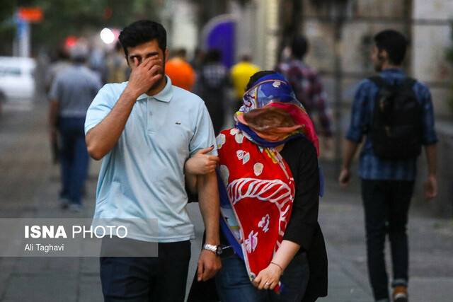 وزش باد نسبتا شدید در تهران