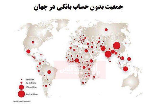 چند نفر در جهان فاقد حساب بانکی هستند؟