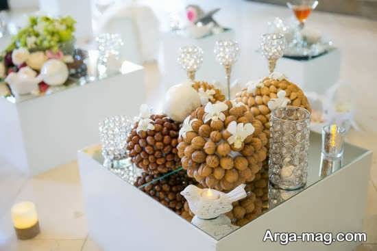 ایده جذاب برای تزیین گردو سفره عقد