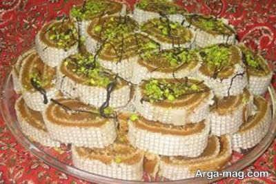 دستور تهیه حلوای رولی+عکس