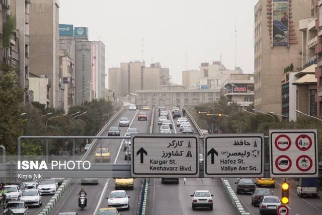 کاهش موقتی کیفیت هوای تهران