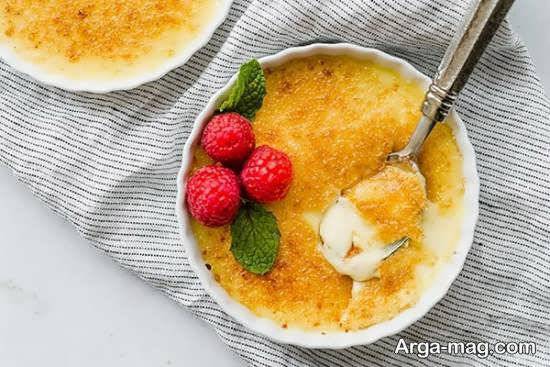 روش تهیه کرم بروله خوش طعم و خوشمزه 
