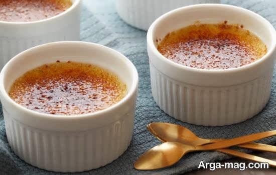 مجموعه طریقه تهیه کرم بروله ساده و مرحله ای