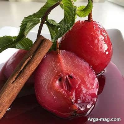 طرز تهیه دسر گلابی