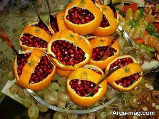 تزئین خلاقانه میوه شب یلدا 