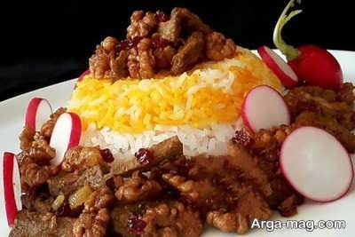 دستور تهیه گردو پلو