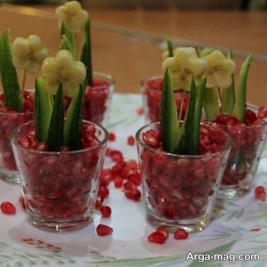 مدل های جدید تزیین انار برای شب یلدا