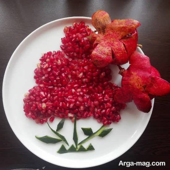 مجموعه جالب از تزیین انار برای شب یلدا
