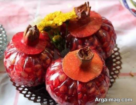 مجموعه فوق العاده زیبا از تزیین انار برای شب یلدا
