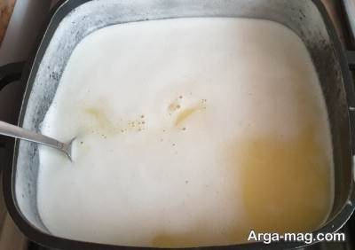 دسر کاسترد خوشمزه 