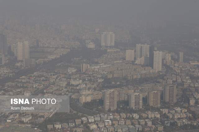 تداوم حاکمیت هوای نامطلوب در تهران