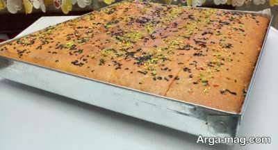 طرز تهیه کیک تخته ای خوش پخت و خوشمزه با روشی ساده