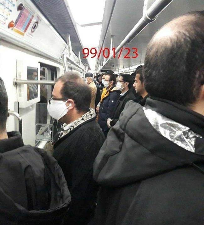 تصویری از وضعیت امروز مترو تهران تصویری از وضعیت امروز مترو تهران