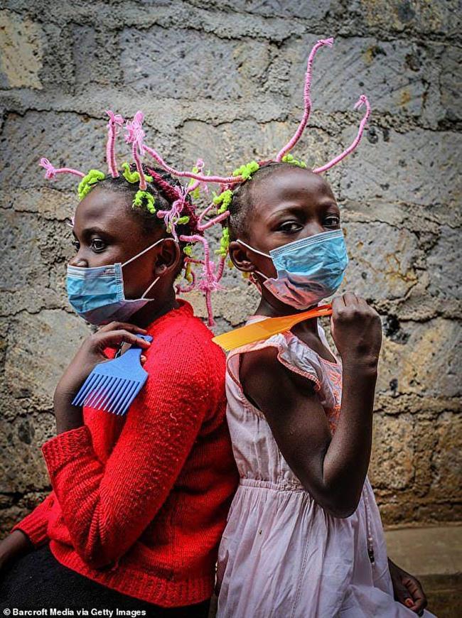 عکس: رواج مدل موی کرونا ویروس در شرق آفریقا