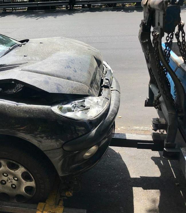 حادثه رانندگی برای مجری ورزشی تلویزیون!