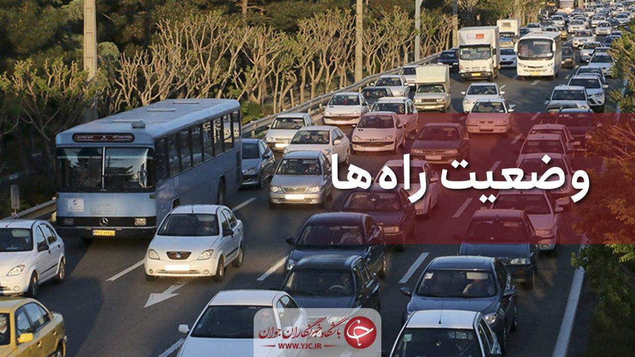 ترافیک در آزادراه کرج-تهران سنگین است